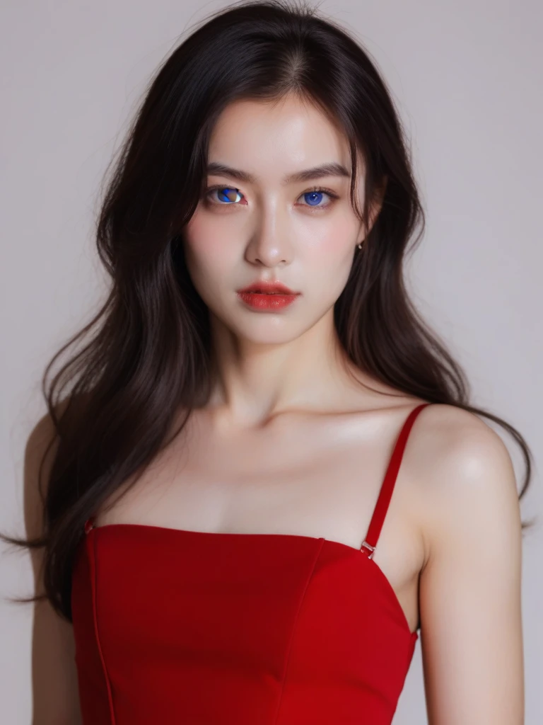 masterpiece, Ultra realistic, 16k, high quality, incredibly detailed, dream aesthetic, dream atmosphere, cinematic, work of art, (sharp focus: 1.5), (photorealistic: 1.3), featured (Beautiful goth Girl), pretty red-haired girl (charming seductress). cinematic, detailed, 16k sharp focus, realistic. Gorgeous. Seductive (evil). Natural red hair (realistic texture), illuminated silky and shiny hair, detailed hair (realistic), (natural). gorgeous detailed face (charming seductress). flushed cheekbones (Rosy cheeks), tanned skin , (white skin) alabaster skin that seems to glow ethereally. Her attire is goth. Voluptuous form. Turquoise blue eyes (evil eyes look). A symmetrical face ::2 goth clothes + trending on artstation + fantasy art + realistic cloth + fractals in the background, flowing hair --aspect 9:21 --uplight his otherworldly beauty. realistic skin texture, pale-white skin illuminated. realistic perfect shading. absurdres, realistic textures. solo, alone, 1girl. looking at viewer. female muscular body, toned body, defined muscles. Large natural breasts, cleavage. pantyhose, queen of darkness (black) dress (realistic texture). In Different positions at different angles. Day background. unbelievably real, best quality, Photorealistic.
