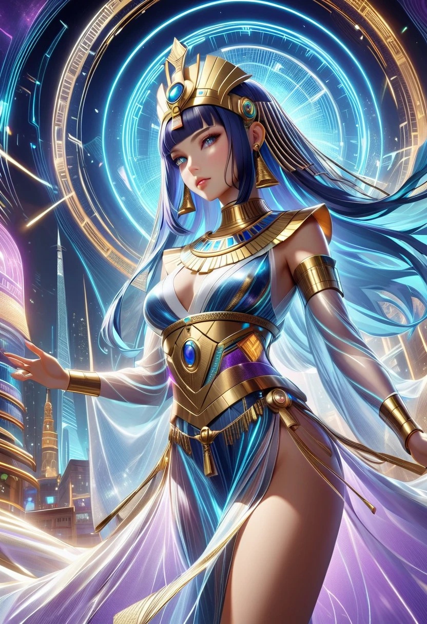 best quality,ultra-detailed,busty Malaysian woman:1.1,energetic,athletic,hijab,huge breasts,small field scientists outfit,investigates a forgotten gateway of time and space,portrait,sharp focus,vivid colors,warm color tone,lens flare,studio lighting