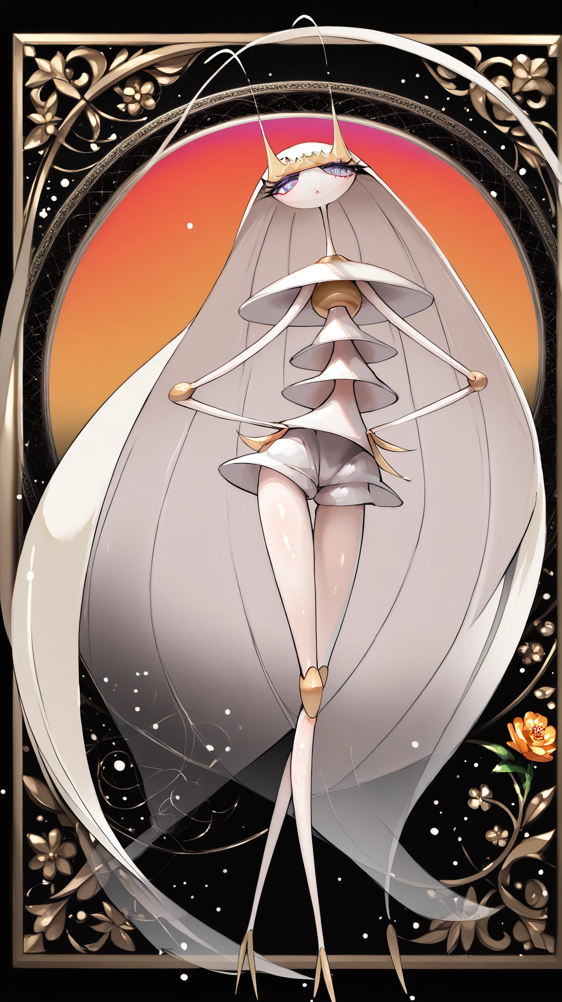 (in the style of Takashi Murakami:1.0), beautiful顔, feet,Highest Quality,tone mapping, sharp concentration in nude clothes, 超details,(Pheromosa),Highest Quality,beautiful,Pokemon,(Two fingers),(Clear Eyes),solo, details,8k,(slender:1.3),wallpaper,Jumping Kick,(colorful flower on black background :1.4), (Pheromosa:1.0), intricate digital painting, very intricate and colorful , 暗くてdetailsなデジタルアート , 非常にdetailsな対称性, Vector art by , Symmetrical Intricate Details , multicolored, A colorful and intricate masterpiece,( looks like a kaleidoscope :1.1),( geometric pattern background)、 Master Level Colors,Body depicting flowers