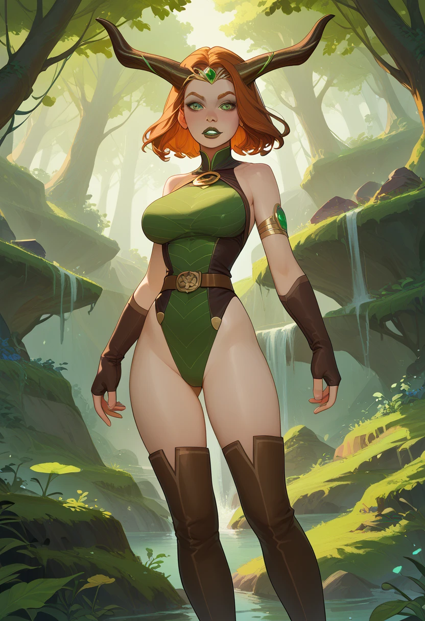 (masterpiece, best_quality, ultra-detailed, immaculate:1.3), epic, illustration, welcoming, 1girl, sorceress, elf, dark orange hair, short bombshell hair,Braided Bangs, on an dilapidated, Swiss planet, in a Swedish city, bombshell hair, glowing yellow hair with forest green highlights, Stacked Bob,spiked hair, tiptoe kiss<lora:EnvyBeautyMix25:1>