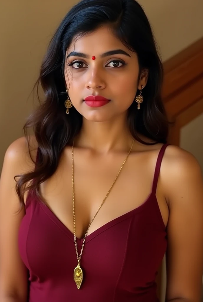 (full portrait), detailed background, detailed face, (((shriya saran))), (beautiful black tied hair:0.2), (gorgeous face), stunning, (low angle image), (((boobs protruding out))), (looking at the camera, wearing hot ((low hanging top))), ((legs spread open wide)), on the bed, cleavage, realistic skin texture, (massive low hanging boobs:1.2), sharp focus, tied hair, volumetric lighting, good highlights, good shading, subsurface scattering, intricate, raytracing effect, highly detailed, ((cinematic)), dramatic, (highest quality, award winning, masterpiece:1.5), (photorealistic:1.5),