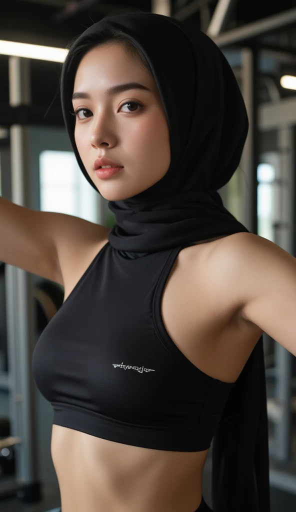 (RAW photo, best quality), (realistic, photo-realistic:1.3), HIJAB OUTFITS DRESS, Hoodie, best quality of Hijab Girl, Full Hijab Dress, highly detailed Hijab, masterpiece, ultra-detailed, illustration, 1girl, upper_body, dynamic angle, world masterpiece hijabi, messy_long_hair, best qua, extremely detailed CG unity 8k wallpaper, ink, Amazing, cinematic lighting,