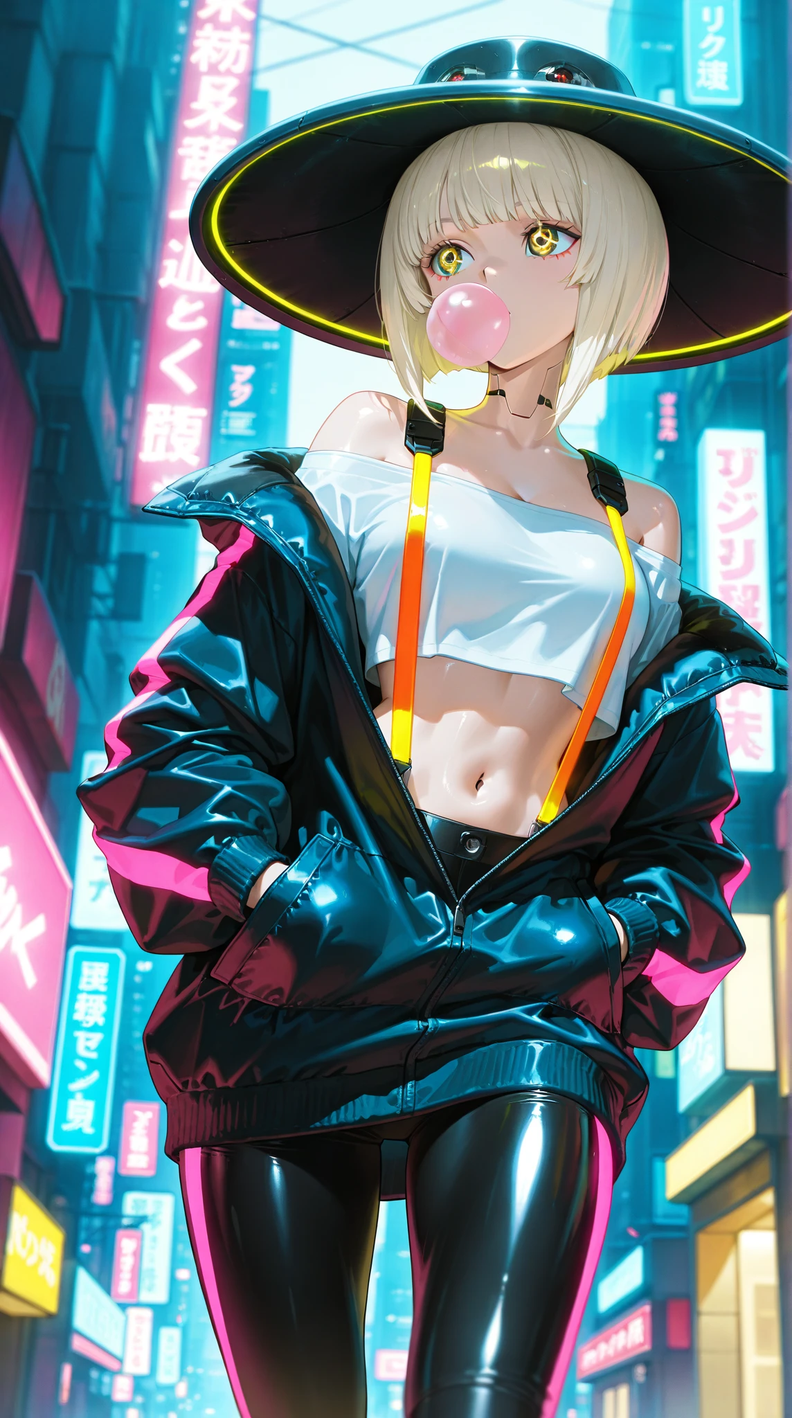 (8k, RAW photo, best quality, masterpiece: 1.2), (realistic, photorealistic: 1.37), 1 girl, Japan, 32 years old, female, Tokyo cityscape, night, professional lighting, photon mapping, radiosity, ripped, big, pure white and very small knitted with protruding tips, areola protruding, pubic shape clearly visible, gal, lots of lashes , Lame on the eyelids, pitch black lip, pitch black heels, pubic hair, lower abdomen bristles, slender, crotch open, are large and likely to spill out of the bra, pubic hair is very large, pubic hair is very protruding,