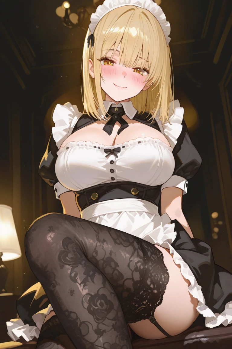 masterpiece, Highest quality, 8k wallpaper, alone, Miyashita_AI big breasts, smile , Sexy Lingerie、Underwear only, bra, Panties, Large Breasts、In underwear, upper body, locker room