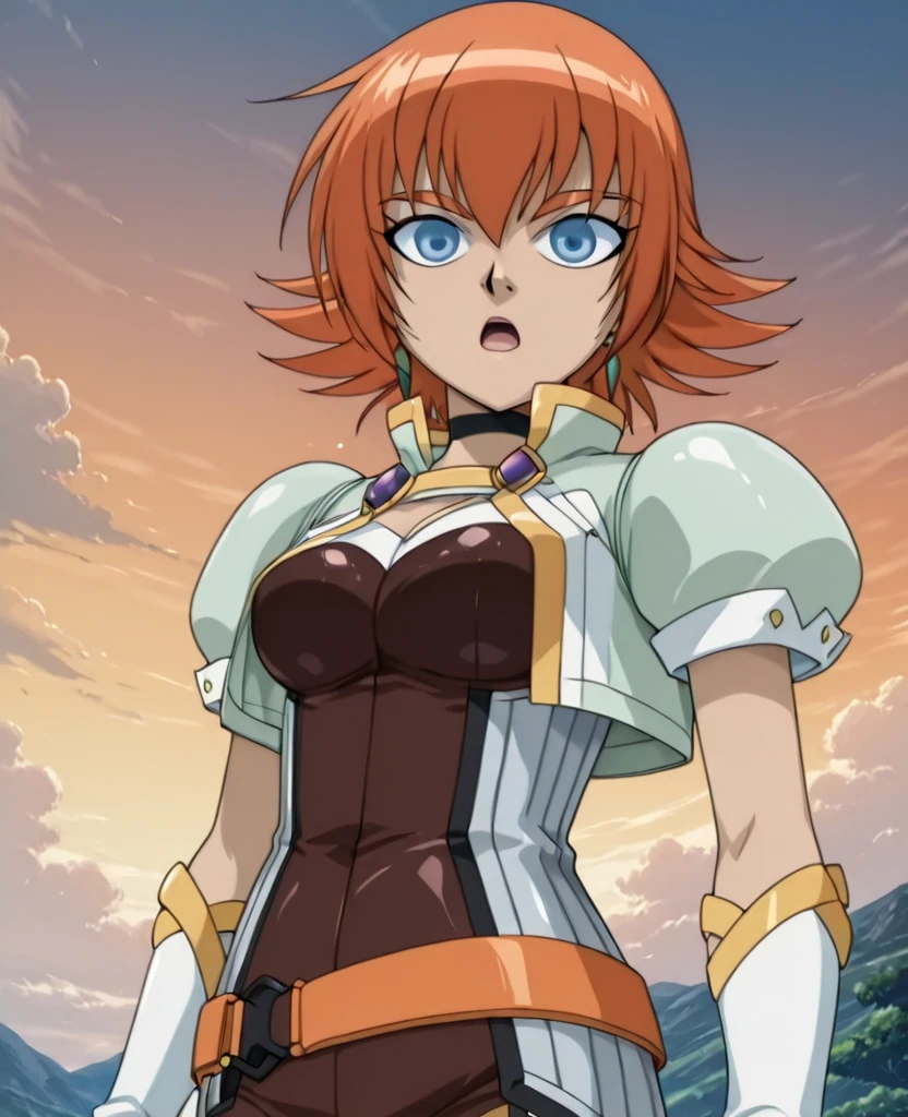 Masterpiece, High quality, High quality of art, best quality, best details, anime artstyle, 2d lineart, ultra detailed, ultra anime, 1boy, femboy, In the white clothes, Open stomach, open shoulders, open chest, gold jewelry, diamond earring on the left ear , blue eyes, Beautiful appearance, walking around a white fantasy city, clear blue sky, all around the inhabitants bowing, A wreath of lilies on the head, orange hair, boy, He walks along the main street, there is a celebration in his honor all around