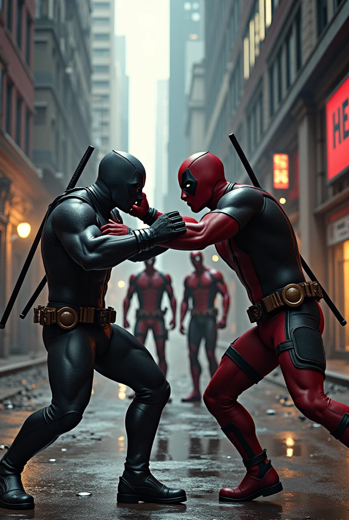 Deadpool fight with ลูกผู้ชายพันธุ์ดี in Bangkok whare is war feeling