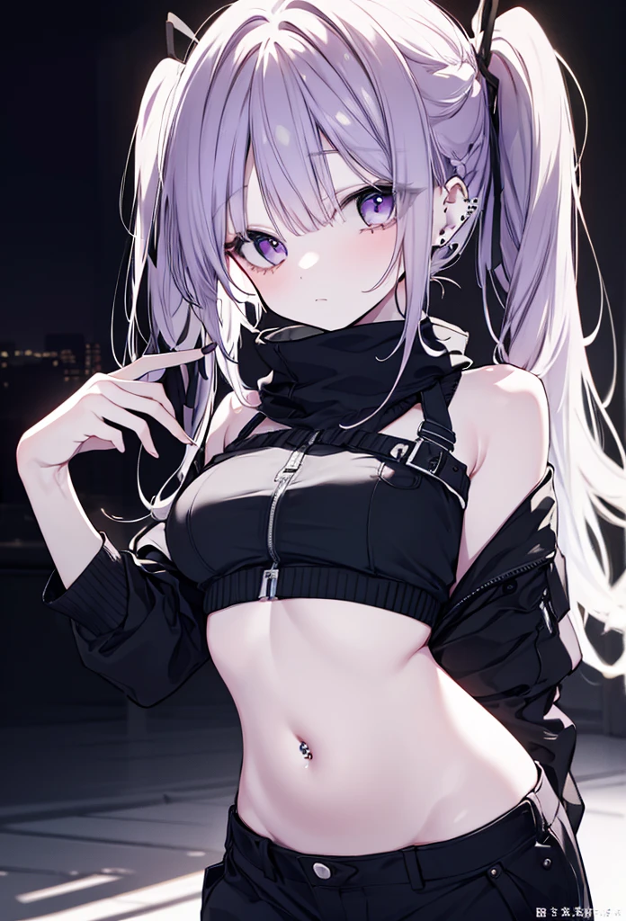最high quality、Best image quality、masterpiece、girl((18-year-old、 By becoming、Best Bust、Medium Bust,Wide open breast tea、Red glowing eyes,Silver Hair、Disheveled Hair、Long Hair、thin,The highest valley、Open chest、Luminous Wristbands、hat、hair ornaments、luminous necklace、Black sleeveless hoodie(1:2)、Blue short skirt、Disheveled clothing、Show the whole body,Low - Angle、Hacker-like、sweating、lure、Black cute mask、Leaning against a wall、Black scarf、Have a smartphone、Back view、Accentuate your butt)),high quality、Beautiful art、background((Neon Light、Neon interior at night))、Flight、Flying debris、Written boundary depth、movie、Visual Arts、Perfect art、8K,Genuine、