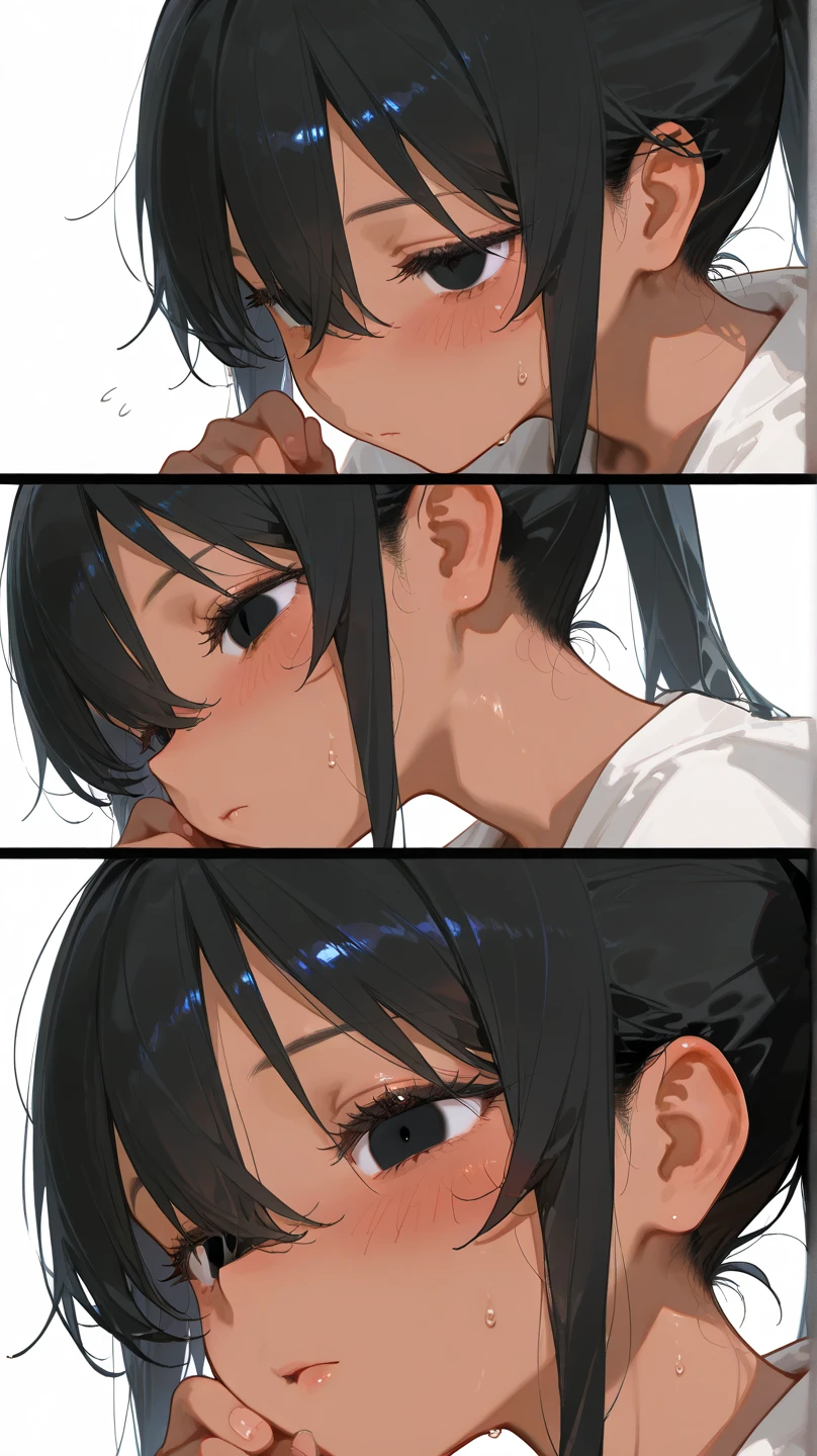 (((masterpiece))), (((highest quality))), Very detailed, Very detailed, Detailed Background, 非常にDetailed Background, Sharp details, Very detailed face, Perfect lighting, Two girls kissing with tongue and saliva, lily, Not、shy, in love, blush, The Girl on the Right, The Girl on the Left, , Side view, at school, Are standing, , Aggressive kissing, passionate BREAK
shinomiya kaguya, Red eyes, Black Hair, Hair Ribbon BREAK Hayasaka Ai, blue eyes, blonde, Blue Scrunchie, Side Ponytail