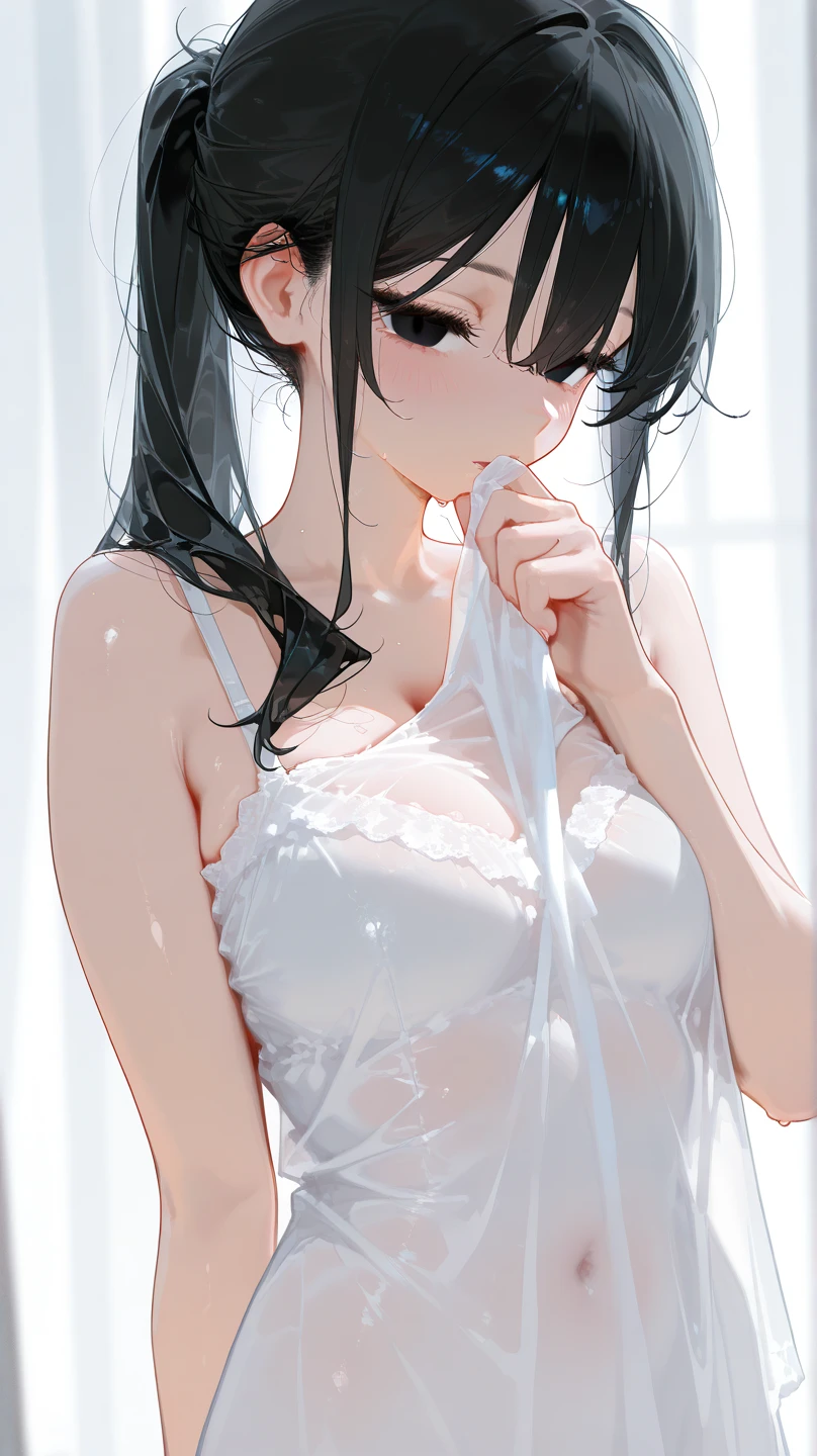 ((Big Breasts:1.2))、Upper body photo、Take close-up photos of your face、Fair skin、Light beige hair color、((Long Hair:1.4))、((Straight hair))、Blunt bangs、Exquisitely embroidered clothing、(A frilly camisole dress soaked with a very realistic load of semen:1.75)、Side slit clothing、((Revealing clothing))、Cute Accessories、A lively and erotic outdoor theme park、Cute Smile、Cool smile、(Intensely erotic poses and intensely erotic expressions:1.75)、(A very realistic whole body covered in a huge amount of semen:1.85)