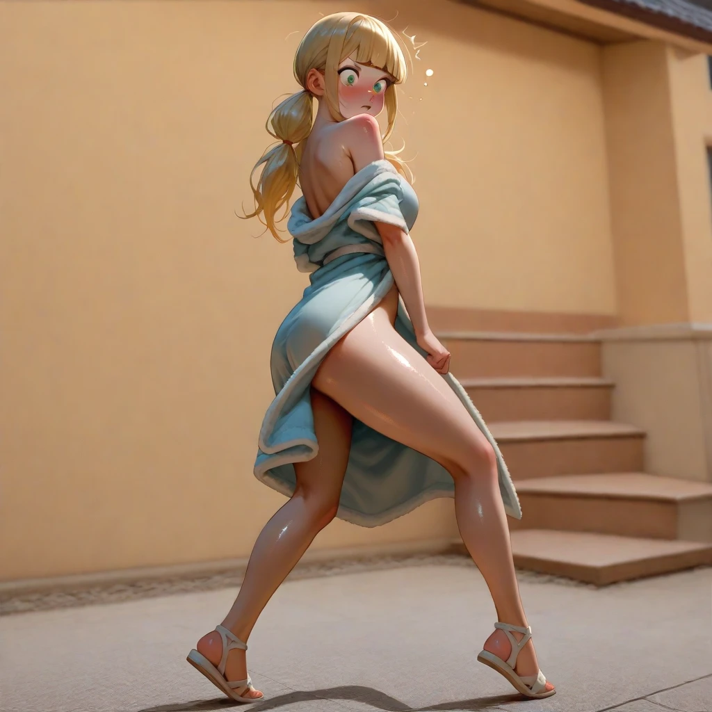 elsa,lingerie,looking at the viewer,High quality textures, textures with details, realistic skin,ultra realistic textures,view back