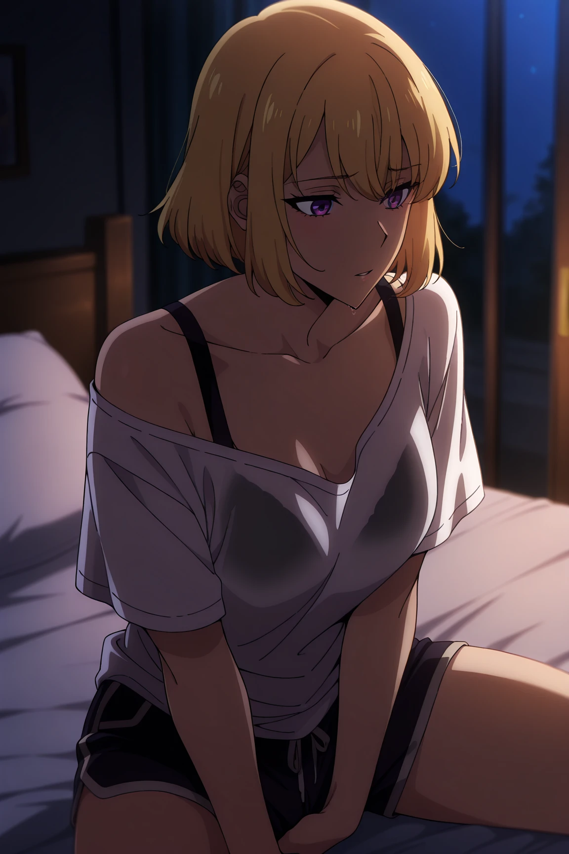 High resolution, 最high resolution,high resolution,{know_StayNightuFotable in F:1.15}, Rubio_ Highest quality, masterpiece, フルnude,Sweatだく,blush,smile,Underarmアップ,Sweat,Underarmを広げて見せている,bed,semen,Bukkake,Covered in semen,semenが垂れている,Moist,blonde,whole body,pubic hairがある,Love Juice,Underarm,~ side,~ sideの下,Underarmの下,~ sideアップ,Sweatをかいている,~ sideSweat,Upper Body, 1 person,Armpit zoom,Side zoom,Underarmズーム,腋の下ズームUnderarmを見せつける,Showing off your armpits,Place your arms behind your head,nude,全naked,naked,Raise your arms, Intraluminal reflection,whole body,Two Arms,alone,sexy,1 personだけ,look at me,体中semenまみれ,膣からsemenが垂れている,front,オイルを塗ったテカテカのUnderarmを見せる、オイルを塗った光沢のあるUnderarm:1.30、Surreal、Underarm、オイルを塗った光沢のあるUnderarm:1.30、光沢のあるUnderarm、オイルを塗ったぬるぬるのUnderarm:1.30、ぬるぬるした光沢のあるUnderarm:1.20、明るく詳細なUnderarm、Underarmの細かいシワ:1.7、Realistic armpit wrinkles:1.7、Underarmを照らす光:1.4、Even the fine details of armpit pores), (smile、Side-show pose,Side-show pose,Nipples are erect,全naked,No clothes,素っnaked,Armpit up,Armpit Up,Naughtyな腋,Naughtyな脇,Naughty,Sweat,Arms behind head,Spread the armpits,Spread your arms,Embarrassed,Love juiceが垂れている,Breast milk,Breast milkが出ている,Pussy,しゃがんでPussyを見せつける,Body to the front,pubic hairが生えている,pubic hair,semen,semenまみれ,semen,semenまみれ,Naughtyな体,Naughtyな身体,NaughtyなPussy,Naughtyなgenital,genital,NaughtyなPussy,Naughtyなnaked,Naughtyなnaked体,Naughtyな肉体,Naughtyなボディー,Embarrassedに腋を見せている,Embarrassedに脇を見せている,lotion,lotionまみれ,Vaginal fluid,Vaginal fluidが垂れている,Love juice,Love juiceが垂れている,semenでベタベタ,Sticky with semen,Sperm,Spermwhole bodyまみれ,Pussy,Pussyを見せつける,Pussy,Pussyを見せつける,Embarrassedな表情