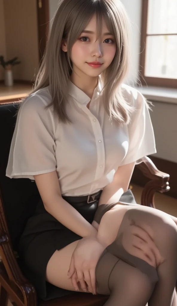 １Man girl、top-quality、超A high resolution、Raw photo、(Authentic skin texture:1.3)、large full breasts、huge tit、Wavy blonde hair、a blond、Picture-perfect face、Professional artwork、((Perfect female body))、Beautiful expression、beauitful face、Seductive look、beautidful eyes、thighs thighs thighs thighs、full body Esbian、(Random sexy poses:1.3)、(Immersive atmosphere、Chiaroscuro:1.5、brightened light:1.2、Luminous lighting) 、(red blush:0.5)、realisitic:1.3、longshot、Professional artistic background、Korean School Uniform、Short sleeve transparent uniform shirt、tight shirtp、Ribbon tie、a miniskirt、((Spread your legs apart、Show your crotch、Show your pants、Show your pants to your audience、pantie shot、Panchira))、((transparent clothe、Transparent shirt、A shirt that gets wet in heavy rain and shows through、Transparent pants、Transparent underwear))、No bra