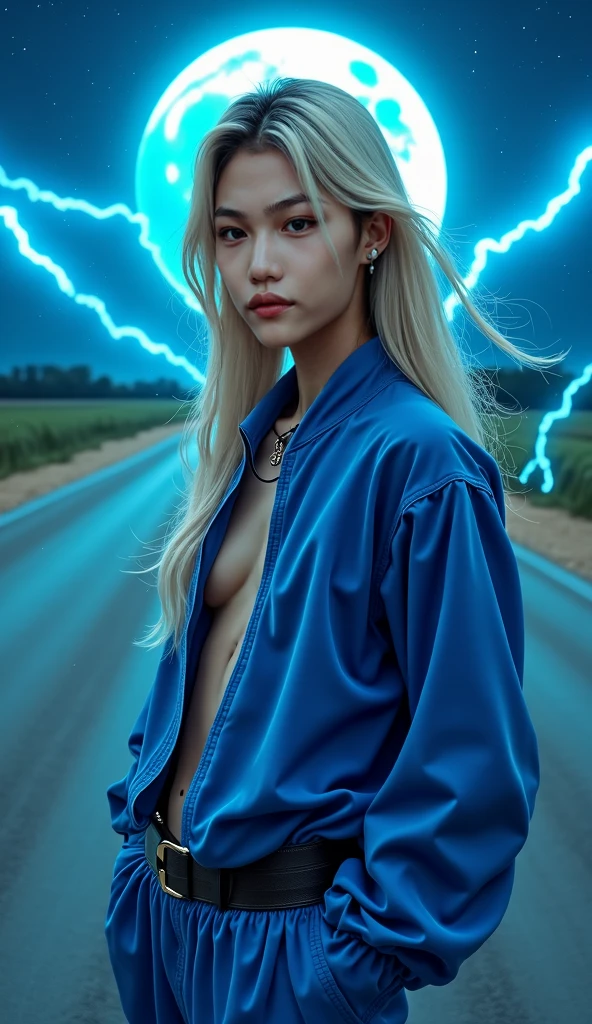 1 Japanese beautiful girl,28yo girl, Super beautiful detailed face, (smile:1.4), earrings, (blonde semi-long straight hair with parted bangs:1.4),(front view), (medium shot), (chubby body), (neutral-colored large areola),nipples, BREAK, masterpiece, best quality, ultra quality, high quality, realistic, photo realistic, RAW photo, hyper detailed, intricate detaile,(crowded street:1.3),cinematic lighting,(denim shorts),(no bra),wetshirt,white T-shirt,wet hair, ((dark cloud and sky)), raining, (rain filtered), (rain splashes in water),(lightning:1.4),(raindrops:1.1),(downpour:1.2),(raining:1.3),(nipples poking through shirt),