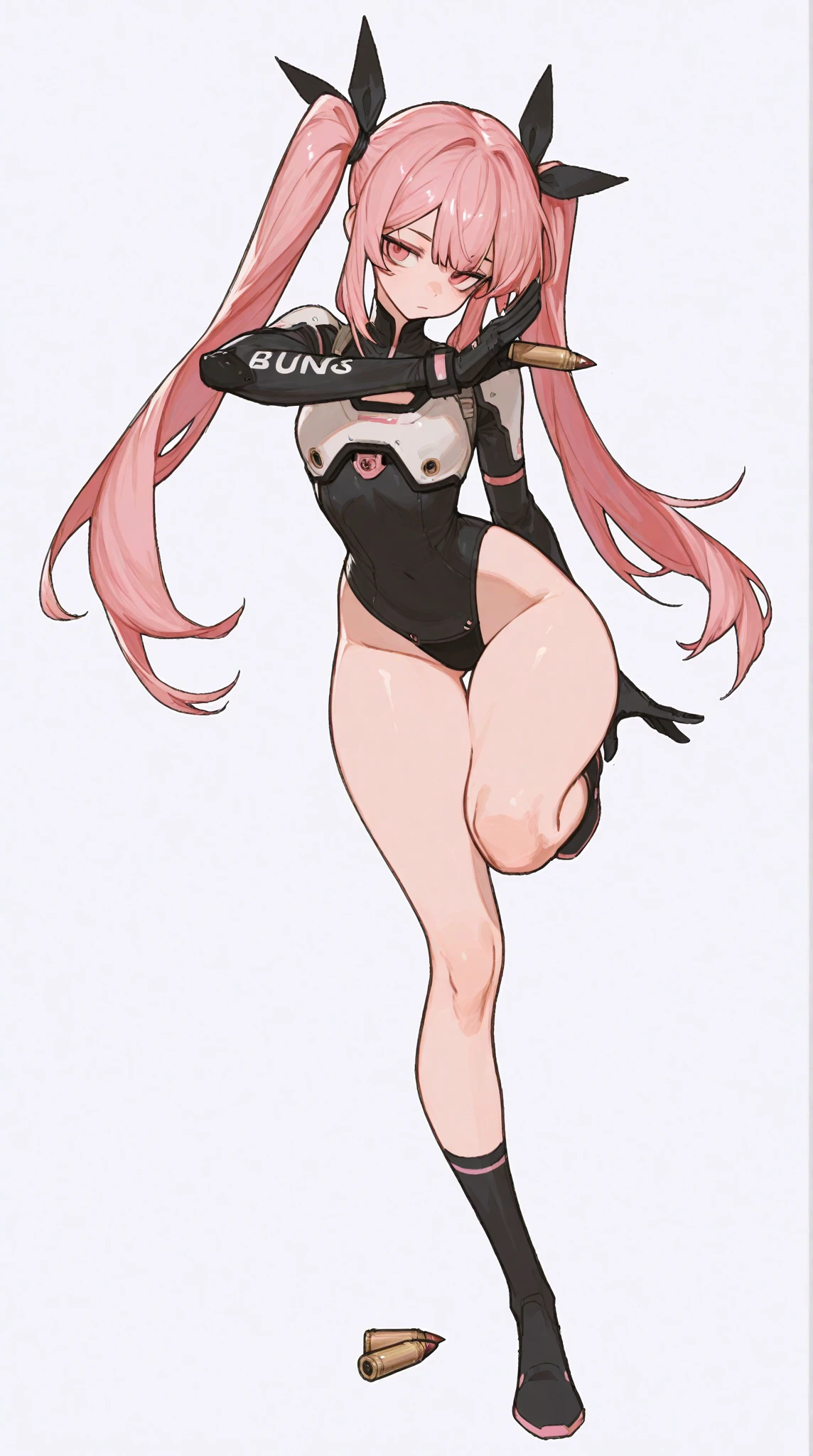 ((masutepiece)), ((Best Quality)), (GameCG), ((A sexy)), (Ero), comic book, Live performance venue, Cute little girl s, 1girl in, Solo, robot suit, SF, Beautiful pink hair, A beautiful Blue eyes、(( beautidful eyes)), Long hair, large full breasts, wearing underpants, (leotard), gloves, Hair ornaments, horseshoe-shaped hairband, blush, Ahegao, steam effect,(High legsuit) ,Dig into the crotch、teats、Green feather decorations on the left and right sides of the head、Transformation Heroine、thigh high boots、Full body standing picture、Translucent visor that covers the eyes、