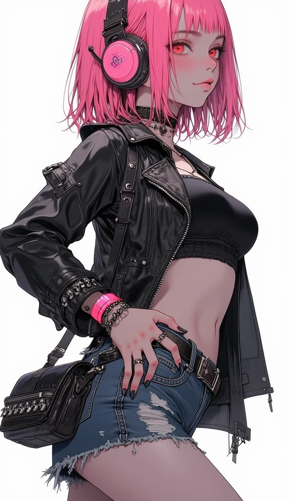 bottom, In boho chic style, in club, Ice cream print, multicoloured neon lights, neon garlands, pink fur, mixed language_SMS, Japanese, (bottom hermoso y claro:1.2),, fantastic paintings ,graffiti style, very detailed eyes , underwear, cord, latex, rosa, purple, as, blue, yellow, cattle, lavender fur, estampado de skull, body piercings, Loving You, amar, cabello ultra detailed, masterpiece, Best Quality, high quality, High resolution, Details improvement, ((most beautiful image in the world)), masterpiece, Best Quality, high quality, High resolution, Details improvement, ((most beautiful image ), Bright pink ombre hair, Ultra short print, art by stjepan sejic, arte de j scott campbell, Artist Guillermo March, Art by Citemer Liu, 4k, High resolution, comic character, comic, detallado de high quality, style of ::2.0 style of ilustración comix,style of tatuaje, high quality, High resolution, Details improvement, 8k, High Definition, Best Quality, high quality, High resolution, Details improvement, 8k, High DefinitionR, sharp focus, ultra detailed, perfect lighting, Curvy body, Lush breasts, curvy hips, Huella de skull en la ropa, rock, rock star, Cold,Chaqueta de cuero negro con estampado de skull, style of, Peaks, punk rock, lobo, cat ears, Cold bracelets, choker, skull, Gothic, skinny, (((Play drums))) Play drums, Play, battery, Drummer of Drams, Drumsticks, virtuoso, angel, feathers, skeleton print