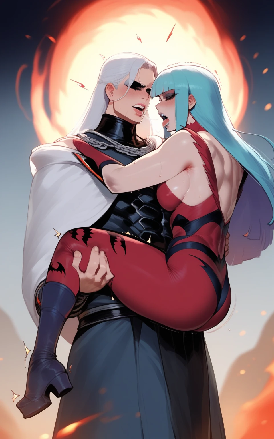 ((Blue haired cat ear boy)),Wearing a white coat,(((Baby face boy))),Shorts,Anatomically correct, (((8k resolution))),He is holding a thick dictionary.,Bodybuilder-like muscles,Big Wings,A thick chest peeking out from the open chest,Green Shirt,Pull down the orange hood on your neck,((Devilish body,evil magic circle,Zombie or demon or ogre,Ejaculate)),Crying with big mouth open,Grit your teeth,Drooling,Always wear cat ears,Huge muscles,4boy,muscles like the hulk,((Huge penis,Anal Sex)),Pitch black skin,Faint,A roar of strength,Milking,cyborg,(((((a lot of boys,Portrait,Chained Succubus,STANDING MISSIONARY,A deep kiss)))))