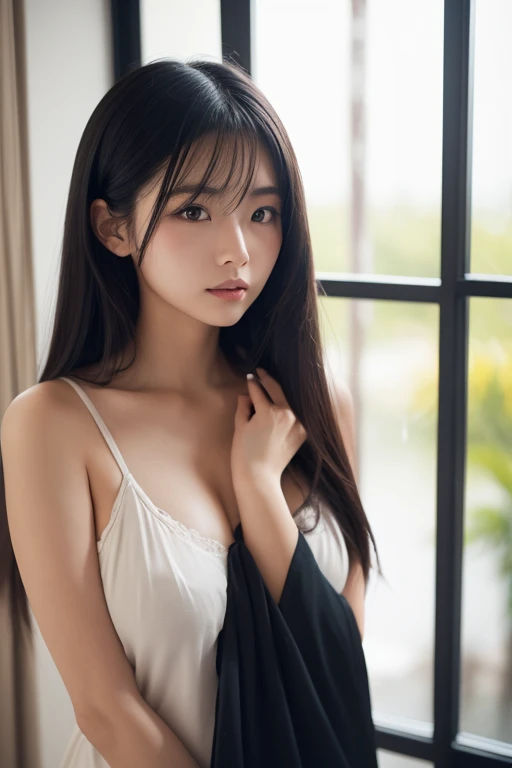 (((32ｋ,High detail,High definition、masterpiece,Attention to detail,Esbian all over,solo))),RAW Photos & Realistic atmosphere,美しい濃いblue eyes,Mouth details,Glossy lips,Fine eyebrows,With soft white skin that shines in every detail、Detailed eyes、blue eyes,Very beautiful eyes,Detailed lips、Very beautiful face,Very well-formed face、A vivid face,Beautiful, shining lips, Realistic Young Gravure Idol, Very beautiful school girl, , Young Sensual Gravure Idol, Young Gravure Idol, Beautiful and cute adult１6 years old ,The whole body is wet,Dripping,Blushing,Very beautiful, Sexy and classy１6 years oldの女の子,Medium-long brown shiny hair,Wet hair,Dripping水,Dripping,(Looking into the camera：1.4）,（darkness,Very dark,Use a flashlight to illuminate an object in a dark classroom：1.7）,（Sexy,Healthy and toned body,High Detail High Vision High Vision Japan HDTV Black HDTV High Vision Black High Vision Black High Vision High Vision Black High Vision High Vision Uniform,well-shaped chest of medium size,,,Mature Body, I&#39;m so anxious I feel like crying,Watery eyes,Cold Smile,Glare,Glare顔も美しい,High Resolution Arm,,High Resolution Finger,：1.5）,Completely naked