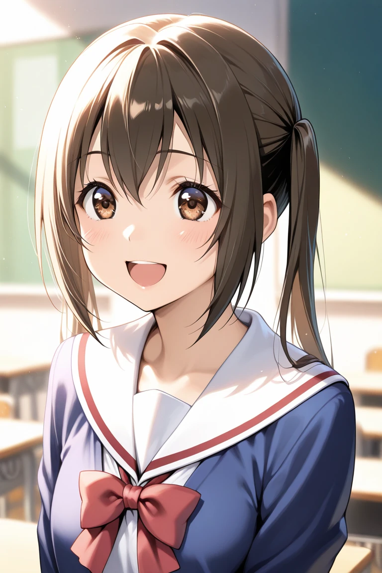 highest quality、High resolution、Detailed Background、(Beautiful face in every detail:1.4)、Anatomically correct、(Draw the usual number of fingers:1.2)、(Detailed facial expressions)、(Detailed eyes:1.2)、(Detailed eyes:1.2)、Beautiful, smooth skin、Teenage beauty、(Highly detailed face:1.4)、cute hair color、Bobcut、ponytail、well-groomed eyebrows、Perfect body line、White Sailor Suit、Light blue sailor collar、Checkered pleated skirt、School Cardigan、White Stockings、A big smile、Nara Park、

A girl holds deer crackers in her hands and a deer eats them、cute