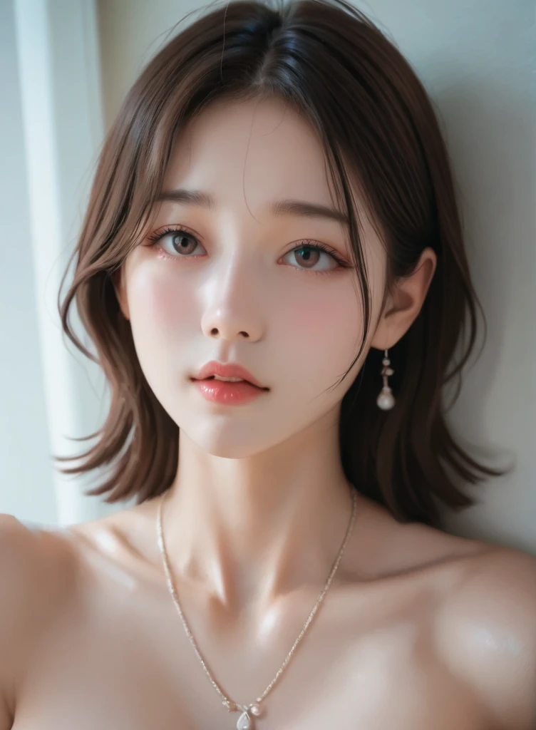 ((highest quality, 8K, masterpiece :1.3)), 1 girl, Pretty woman highlighting her slender abs :1.3, huge breasts :1.2, seductive pose, super detailed face, highly detailed lips, fine eyes, double eyelid