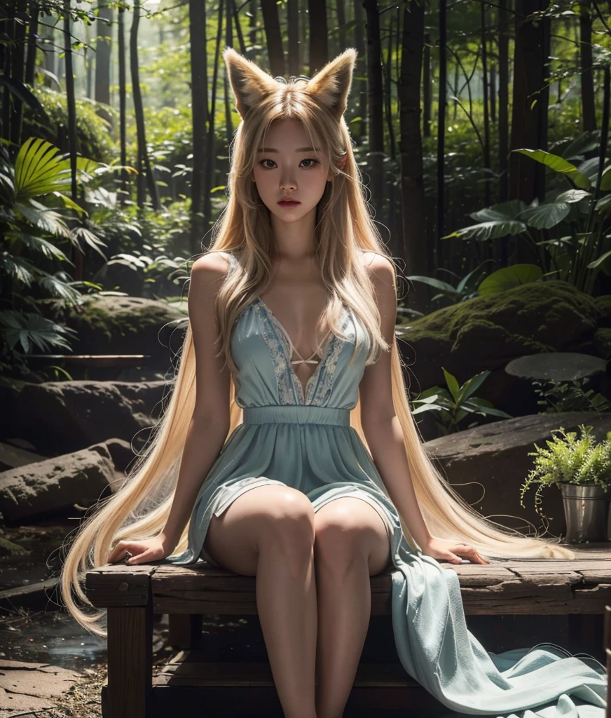 (two subjects)(complex details)(a very high quality,4k,8k,highres,masterpiece:1.2), ultra-detailed, realistic, photorealistic:1.37, HDR, UHD, studio lighting, extreme detail description, professional, vivid colors, bokeh, portraits, landscape, fantasy, sexy, Malaysian, damsel, hijab, sheer, open, translucent dress, big breasts, cute face, unshaved pubic area, pets, kisses, fantasy unicorn, elven glade, moonlight