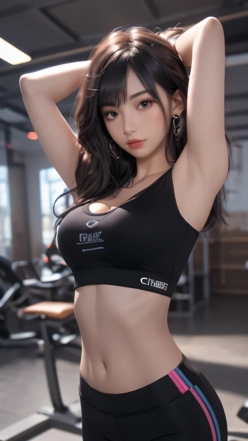 MASTERPIECE, BEST QUALITY, 1GIRL, CLOSE UP UPPER BODY, PHOTOSHOT, COWBOY SHOT PORTRAIT, ((E-SPORT HEADPHONE,BLODE WAVY LONG HAIR:1.4)), (GIGANTIC FAKE BREASTS, 11 LINE ABS:1.5), (TANK TOP, SKINTIGHT PANTS:1.5), (MUSCULAR BODY SHAPE:1.5), (CLEAN GLOSSY BODYSKIN:1.5), (LOOKING AT VIEWER:1.6), (BACKGROUND FUTURISTIC SPACE STATION:1), (Photorealsitic:1.5), (Ultra-detail), (TOP-QUALITY), (BEST SHADOWS), BRIGHT LIGHT IN ROOM, HYPER TEXTURE, (4X MSAA), ((UNREAL ENGINE 5 RENDER)), (NEON), PHYSICALLY-BASED RENDERING, ULTRA HIGHT DEFINITION, 16K, 1080P.
