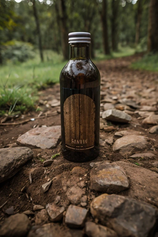 walks on a cliff,Well equipped,has mud on its face,eye detailed,The tallest bottle,Light rain