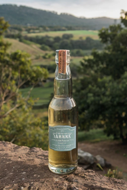 walks on a cliff,Well equipped,has mud on its face,eye detailed,The tallest bottle,Light rain