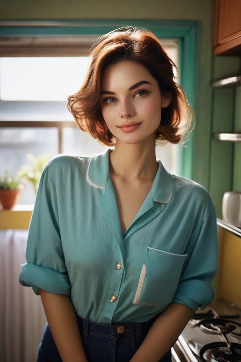 Photos of beautiful women's daily lives