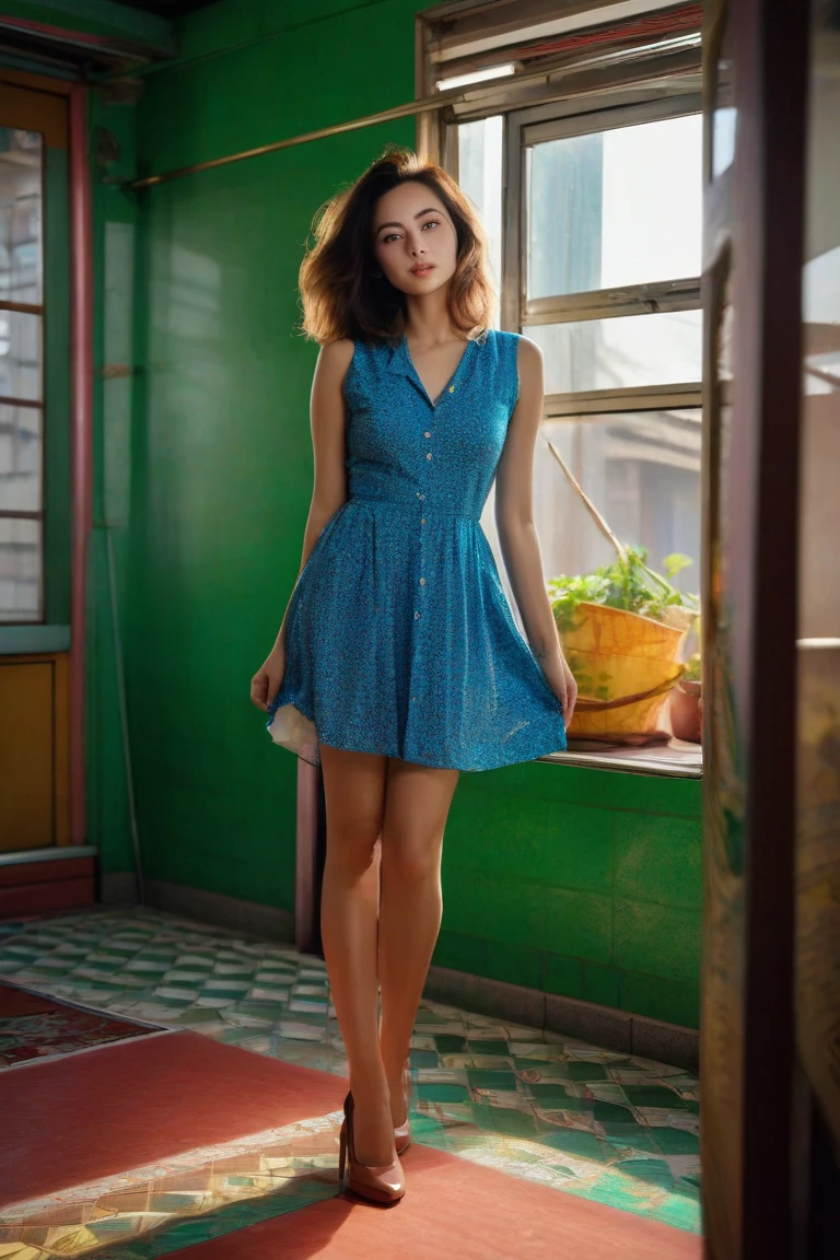Photos of beautiful women's daily lives