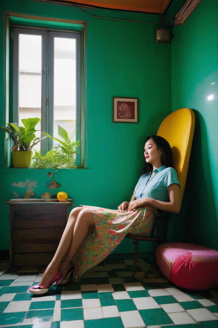 Photos of beautiful women's daily lives