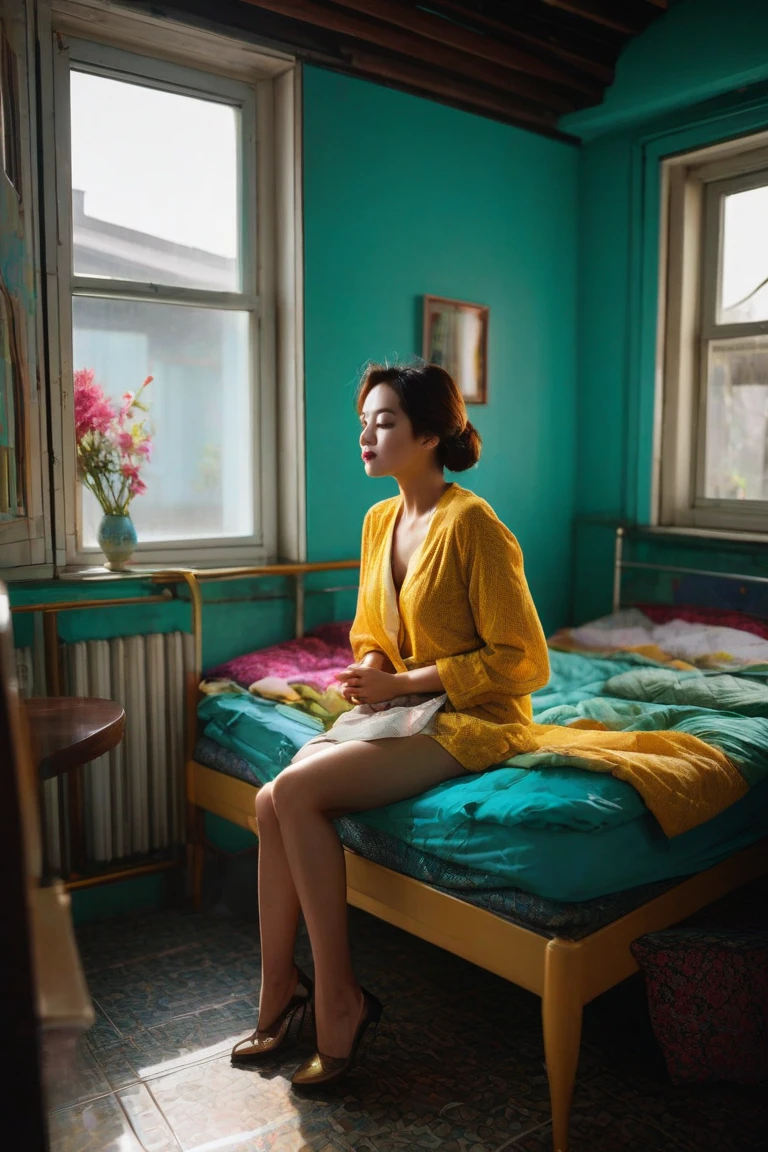 Photos of beautiful women's daily lives
