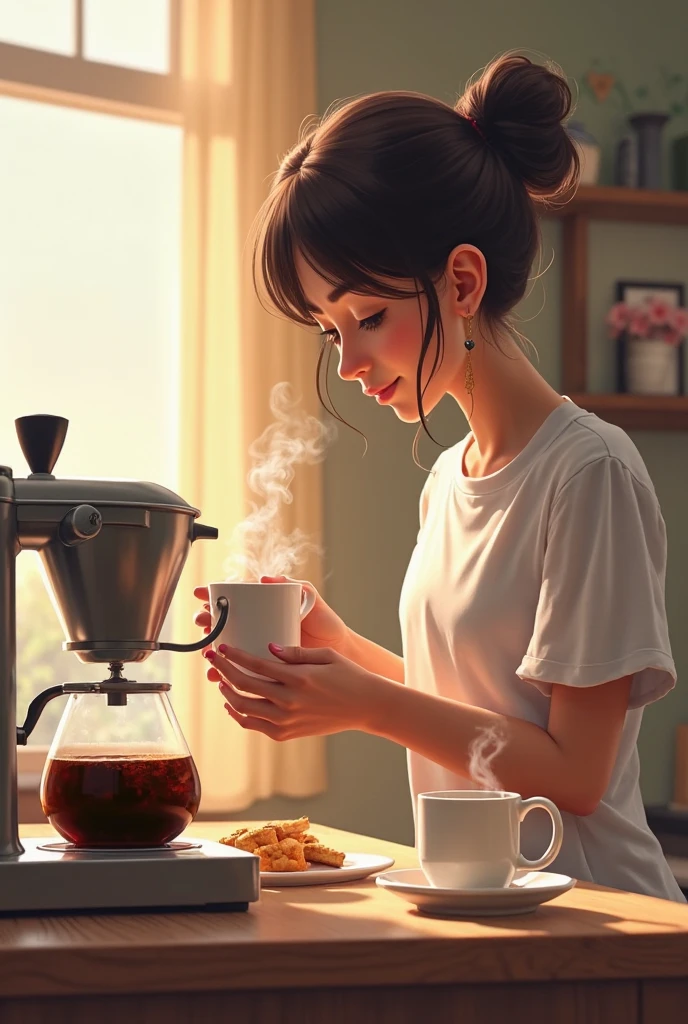 Making coffee every morning is an easy start to the day