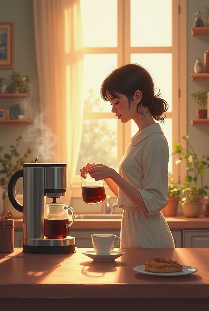 Making coffee every morning is an easy start to the day