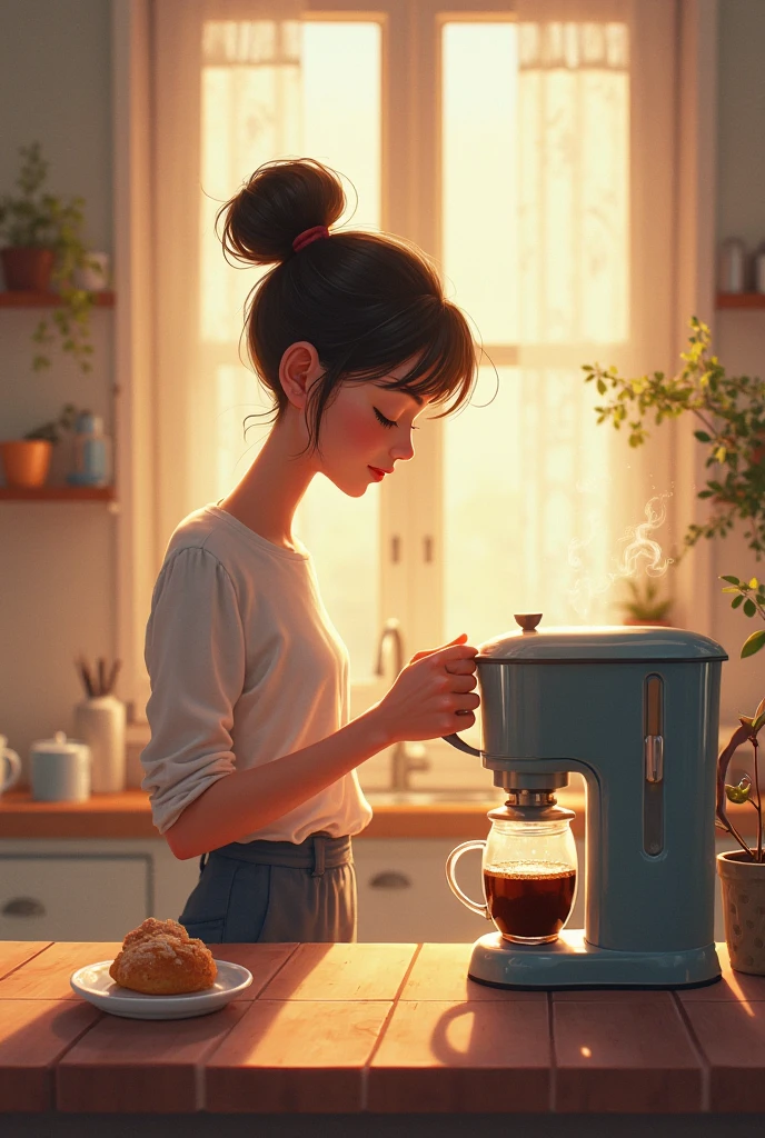 Making coffee every morning is an easy start to the day