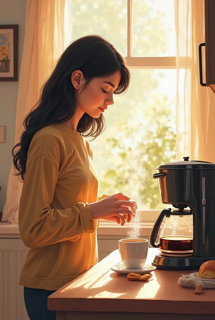 Making coffee every morning is an easy start to the day