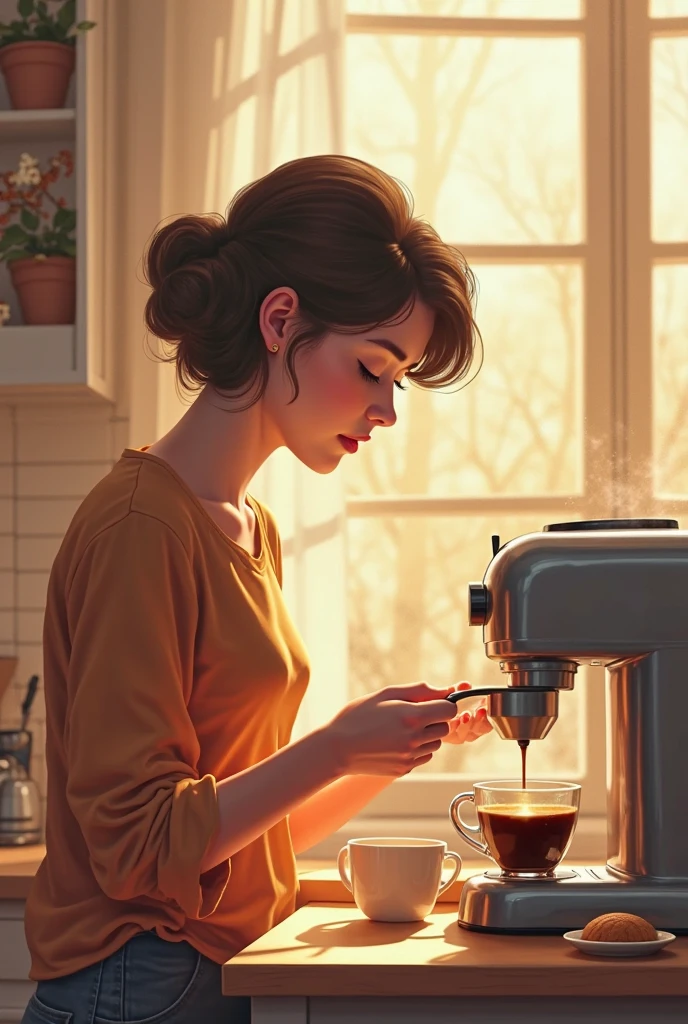 Making coffee every morning is an easy start to the day