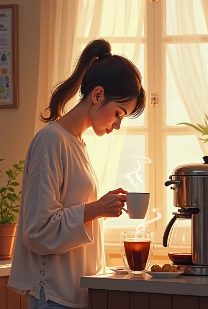 Making coffee every morning is an easy start to the day