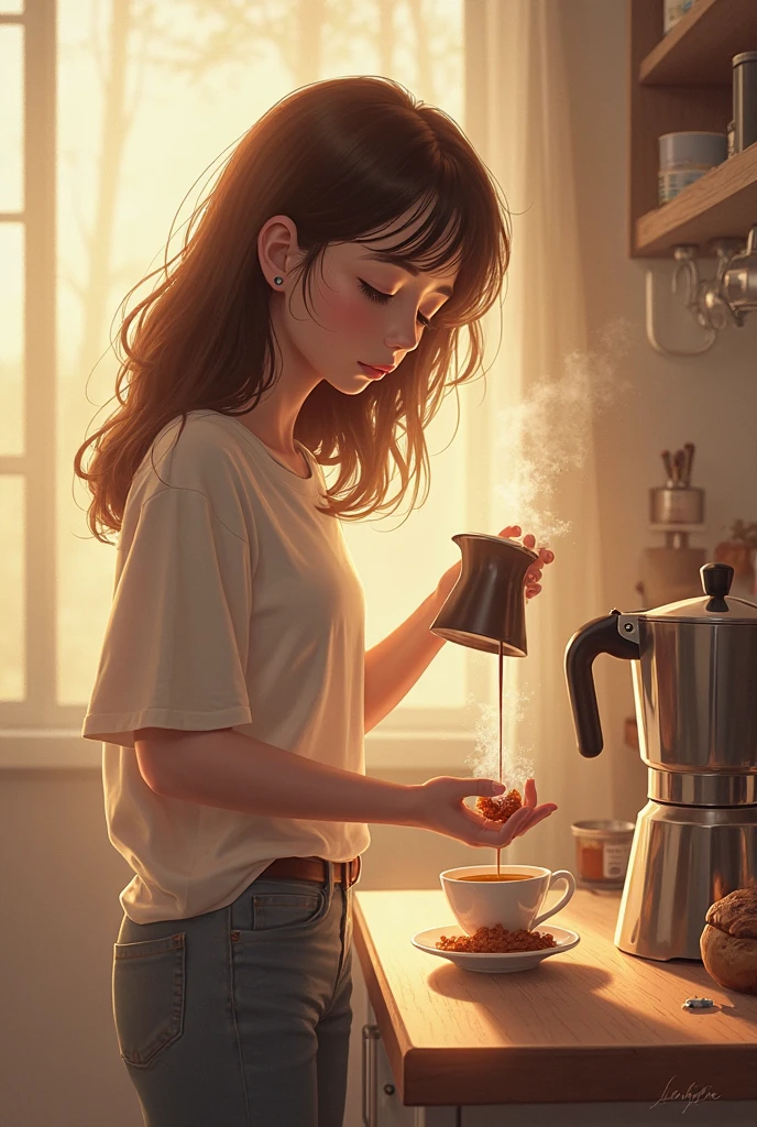 Making coffee every morning is an easy start to the day