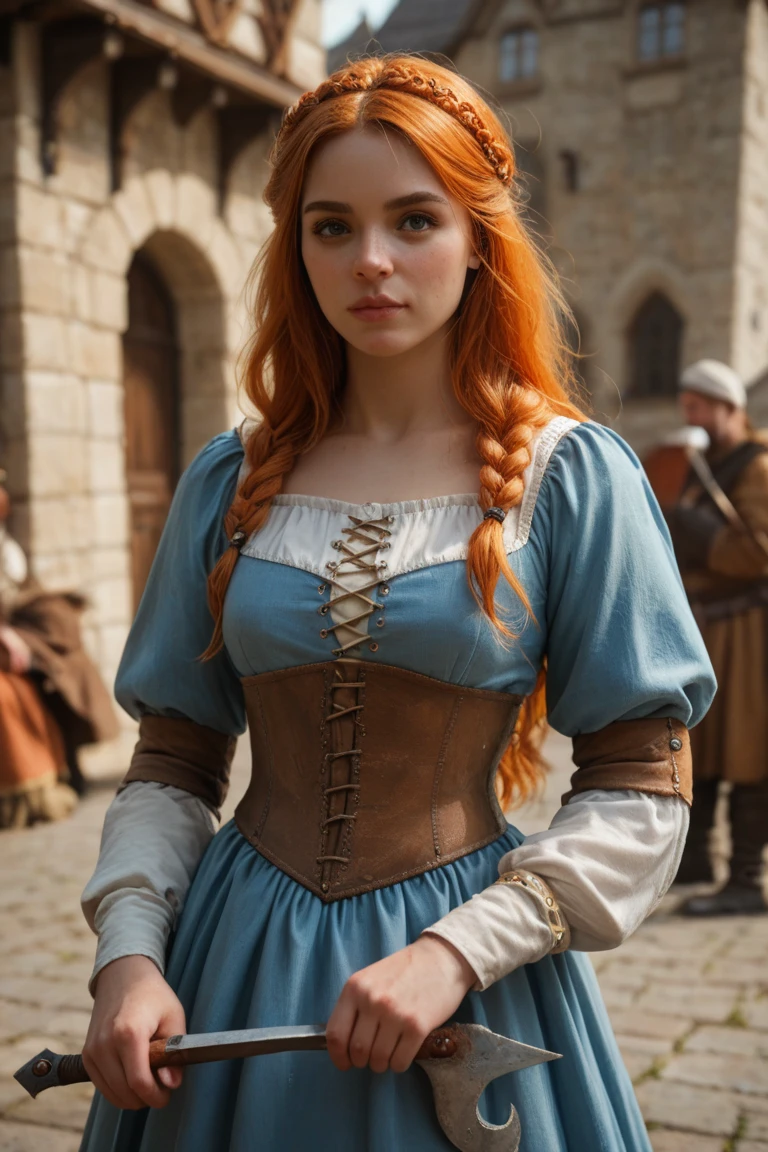 medieval girls,In medieval times,in medieval cities, poses for medieval girls, medieval costumes