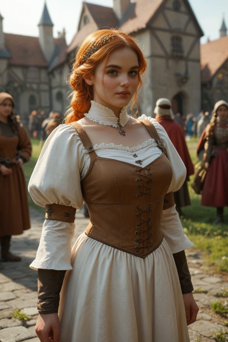 medieval girls,In medieval times,in medieval cities, poses for medieval girls, medieval costumes