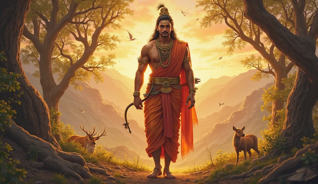 राम भगवान कहीं जाते हुए