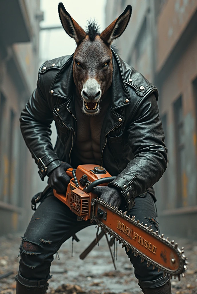 A skull walking.montain bike