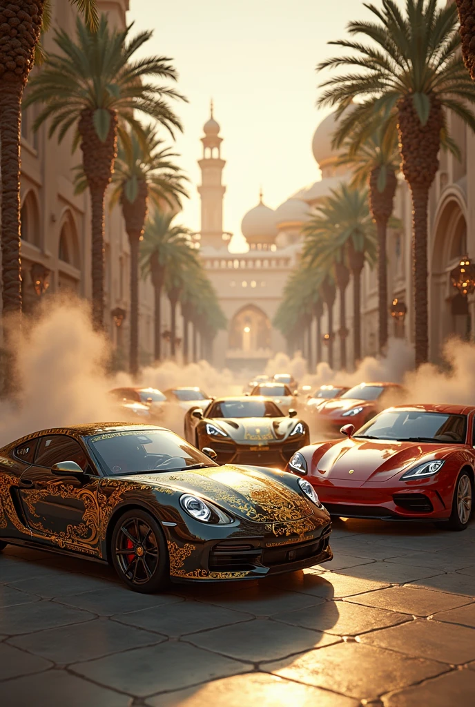 Need for speed most wanted 2005s . In background registan Samarkand,