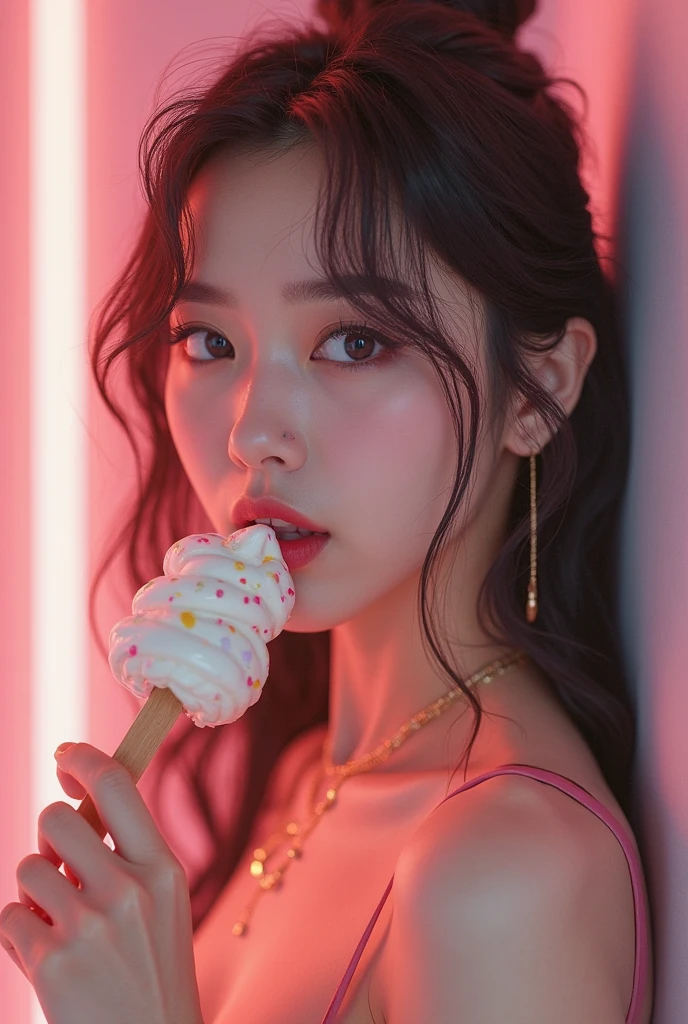 (masterpiece:1.2,Superior Quality,mirror-like,Cinematic Experience,Realistic:2.0,RAW Photos:2.0),8k,wallpaper,Beautiful and sensual female face,(Super sexyな顔:2.0),(Super sexy:2.0),(Super-functional:2.0),(dynamic:2.0),A woman licking a lollipop seductively2.0),(Stick out your tongue and lick:2.0),(pop:2.0),(progressive:2.0),(psychedelic:2.0),Vector art,(Flat Design:2.0),(Background is candy:2.0),(Detailed face:2.0)