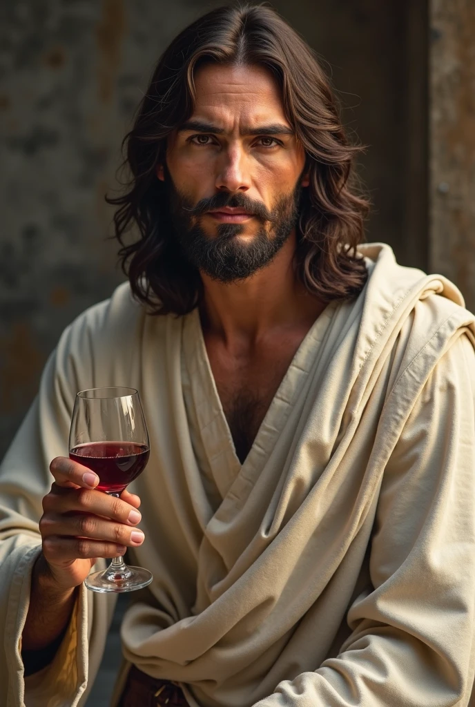 Jesus giving a wine --auto --s2