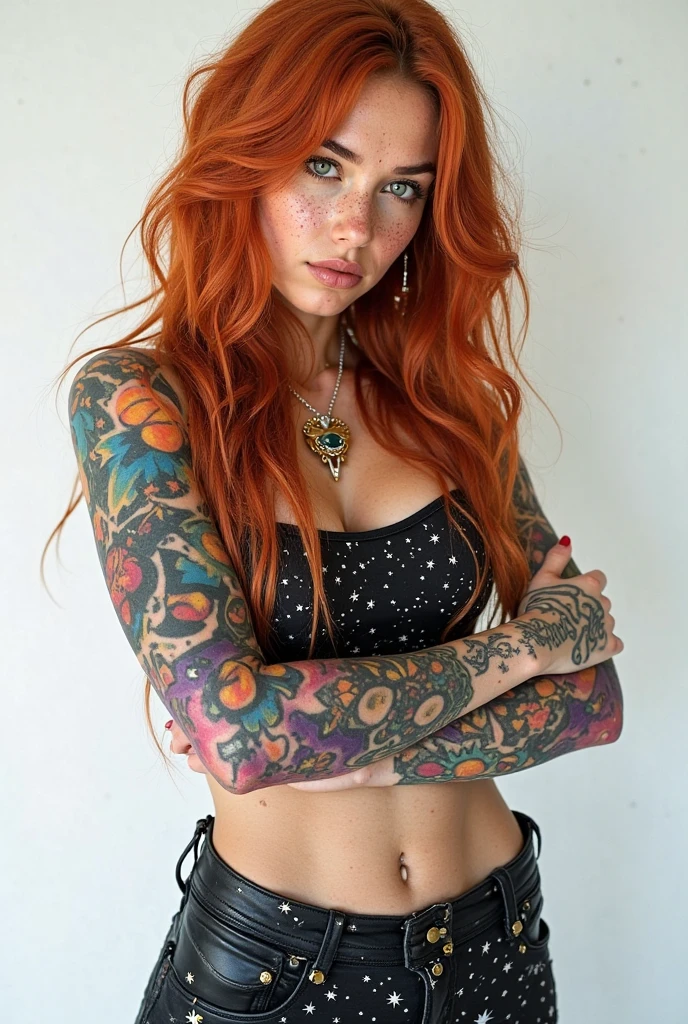 O Poder do Sex Appeal, tropical tattooed evil redhead