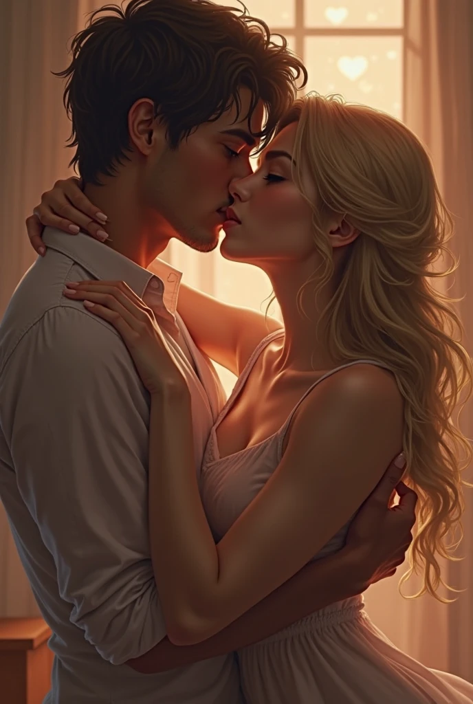 kissing