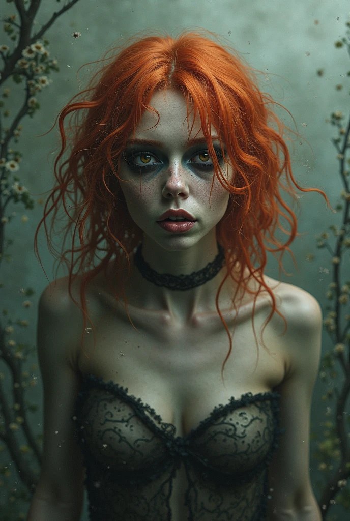 cinematic photo Sexy Poison Ivy   <lora:Melting_world:1.22>, 35mm photograph, film, bokeh,  professional, 4k, highly detailed