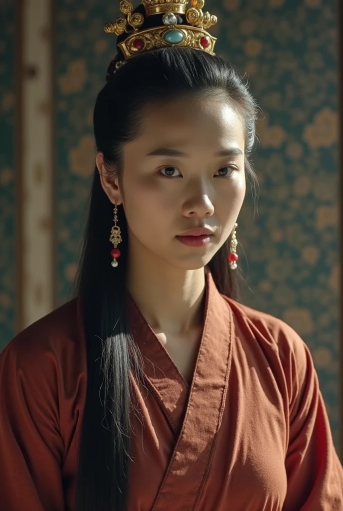 Chinese martial arts movie stills,motion blur,A Chinese woman and Wearing Hanfu and
(wearing wide long sleeves:1.2),Wearing Chinese jewelry and Chinese makeup,best quality and best aesthetic and (photorealistic:1.4) and (Realistic:1.4),Fujifilm XT3,film still,film grain,cinematic,looking at viewer and facing viewer, Detailed facial features, detailed eyes, detailed nose, detailed lips,Ancient Chinese architectural background