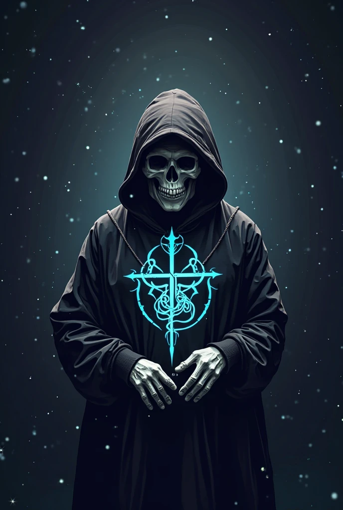 Mayhem Album Design Zip Up Sweatshirt "Of the Mysteris Dom Satanas"